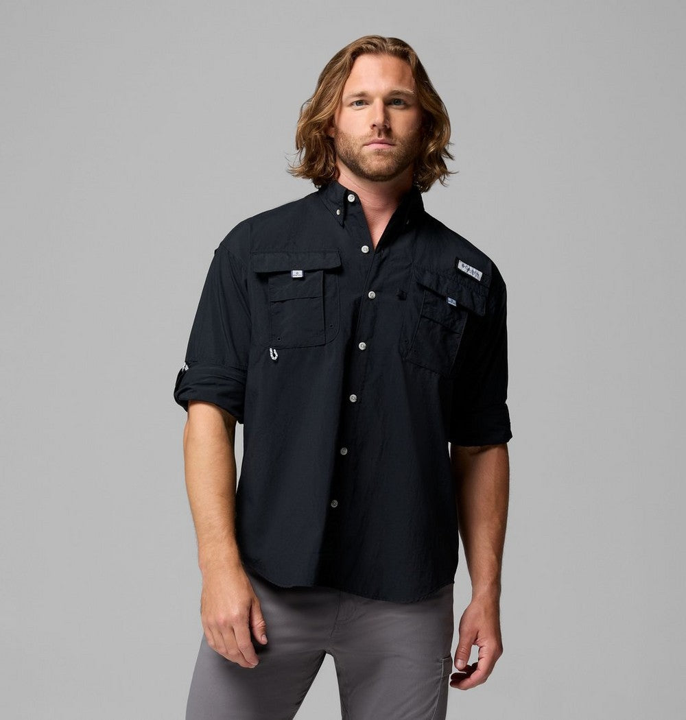 Men's Vented Long-Sleeve Fishing Shirt - Blue