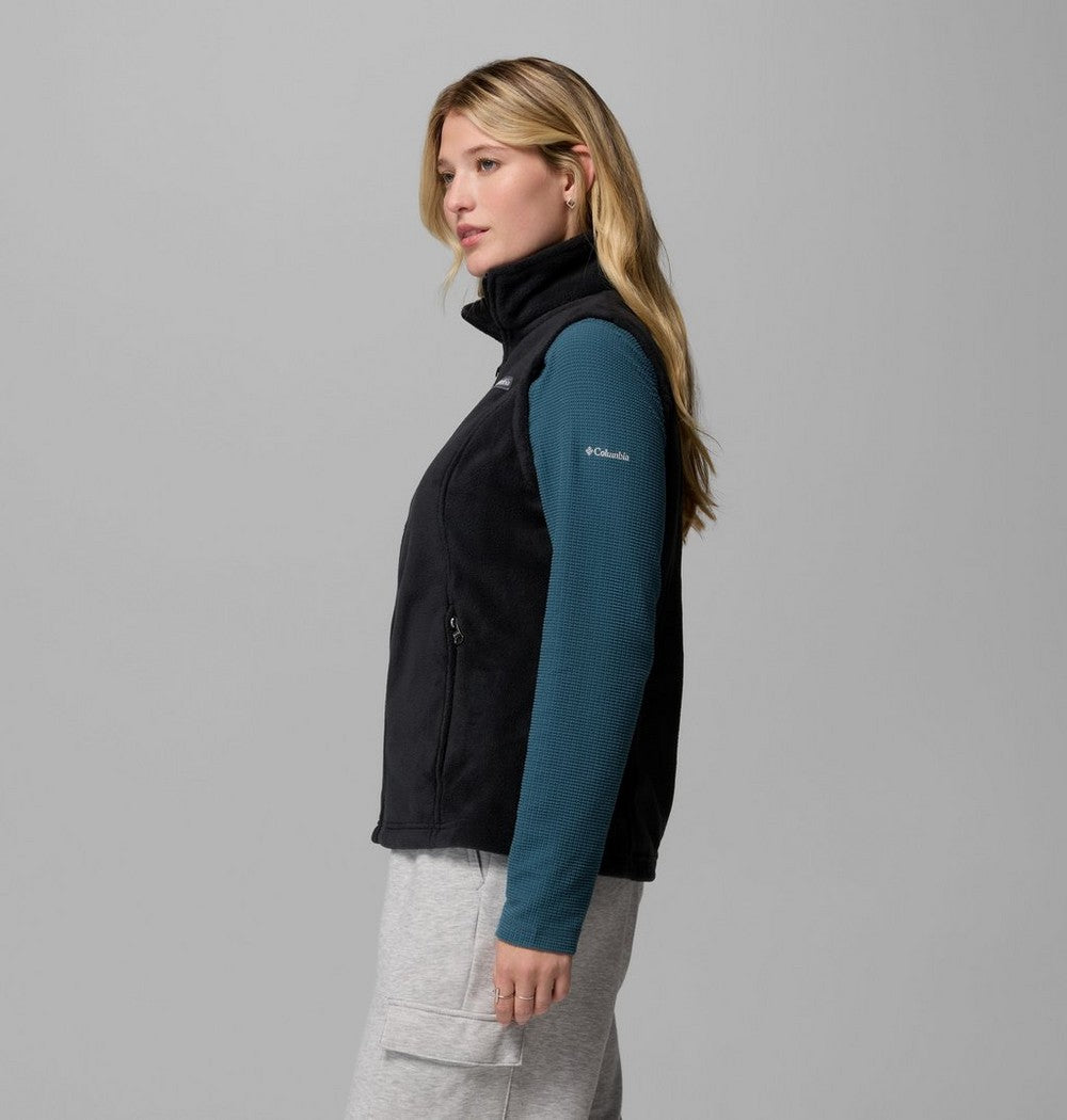 Women's Fleece Vest - Chalk