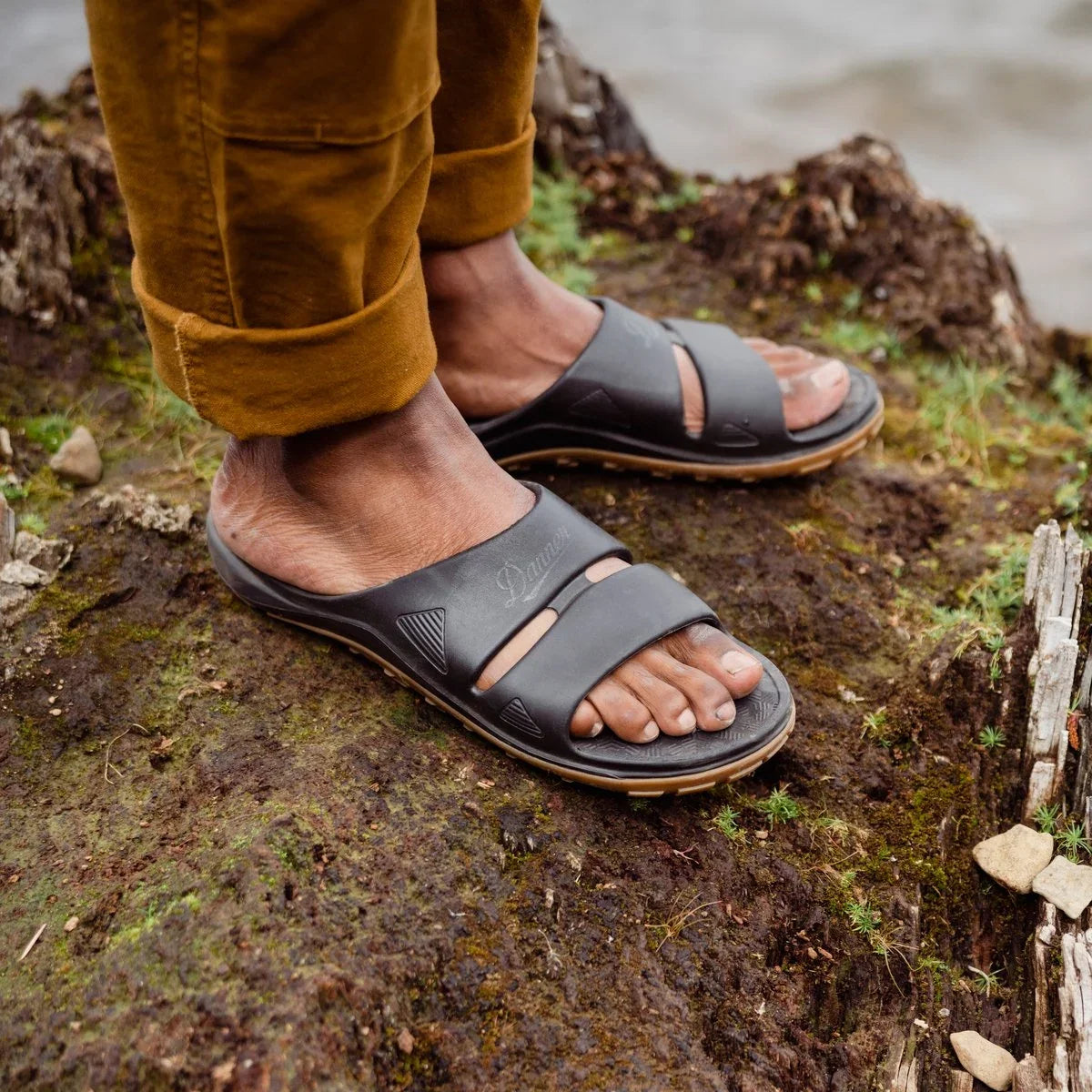 EVA Recovery Slide Sandal - Black