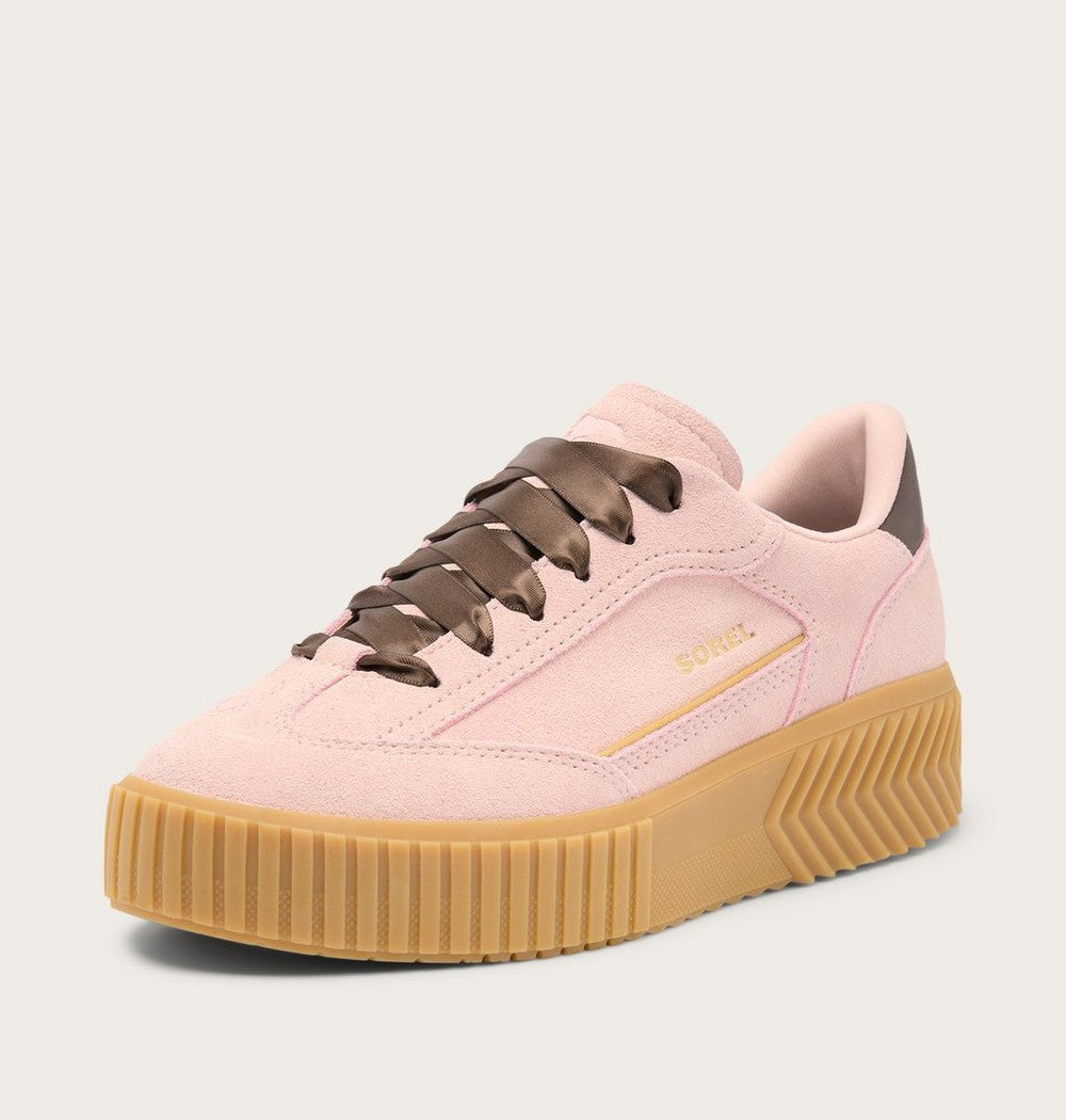 Women's T-Toe Leather Sneaker - Green