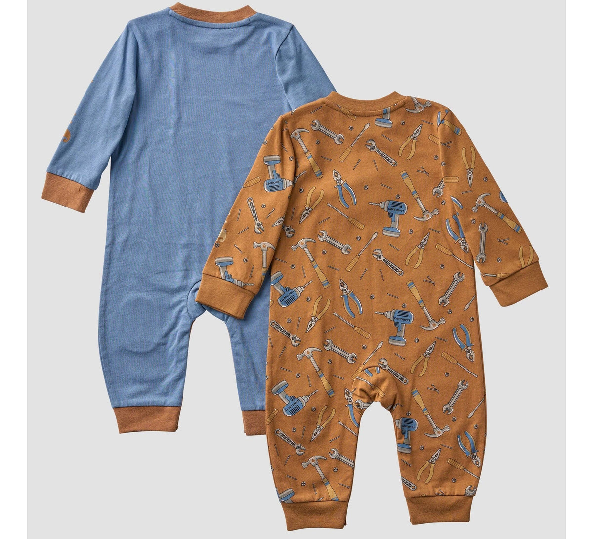 Infant Boys' Two-Piece Tool Print Coverall Set