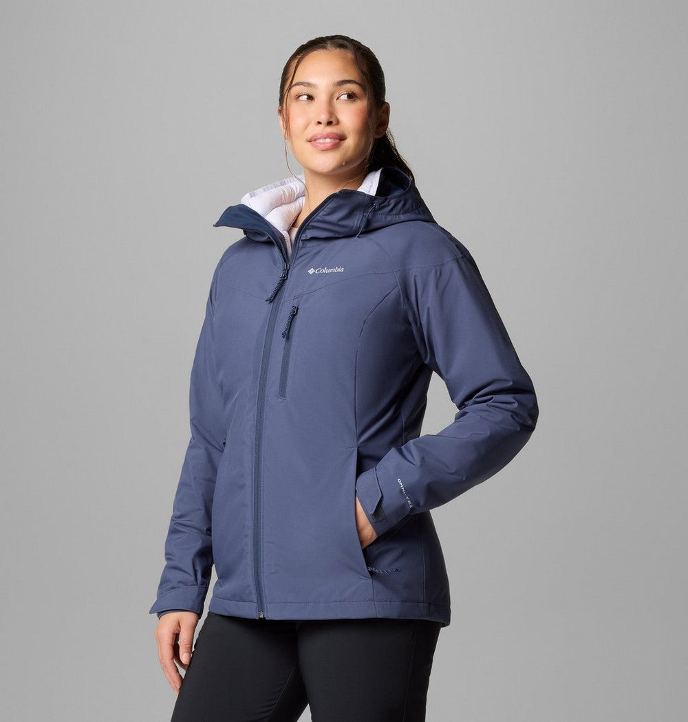 Women's 3-In-1 Waterproof Jacket - Brown