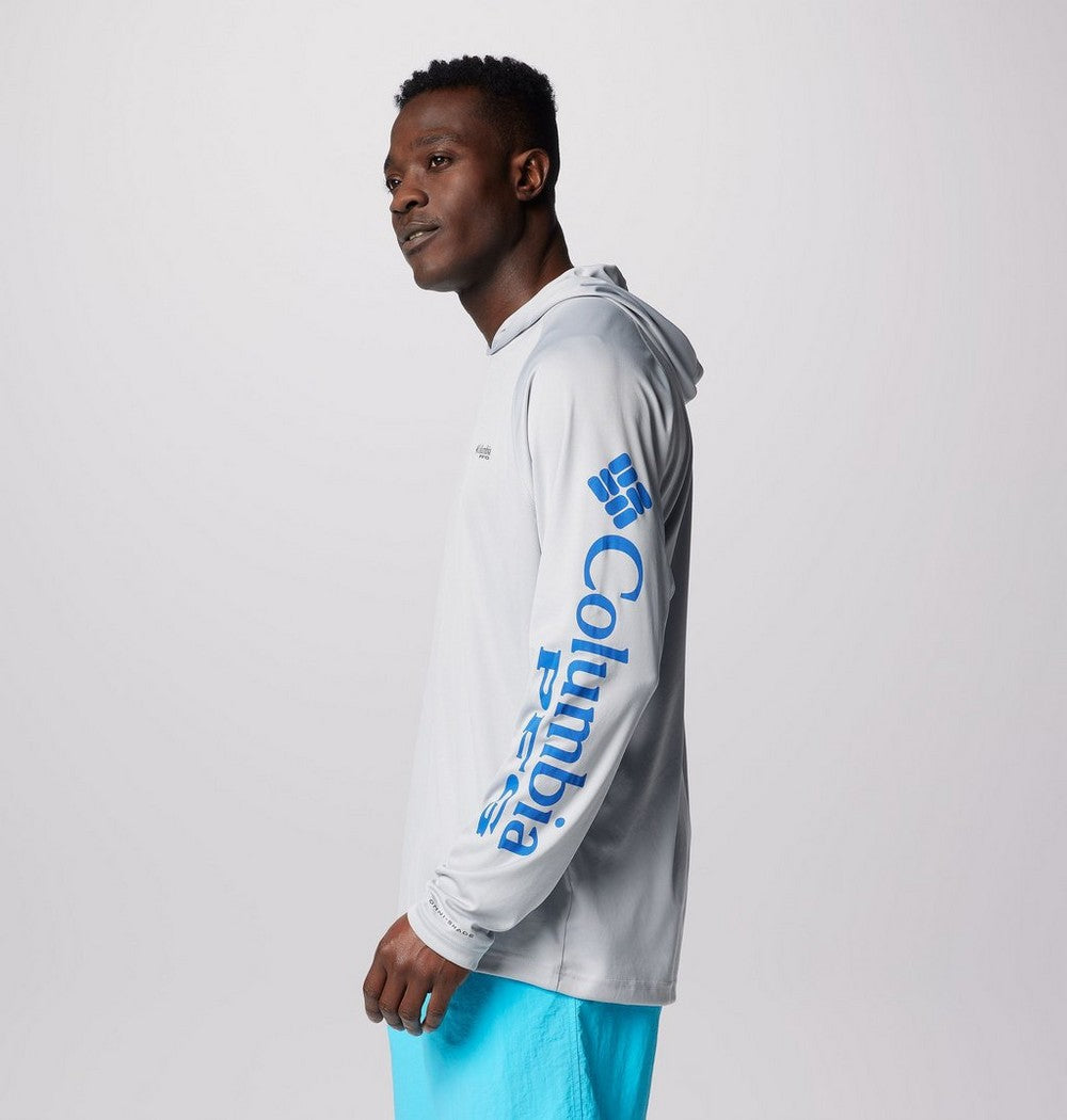 Men's Long-Sleeve Sun Hoodie - Gray