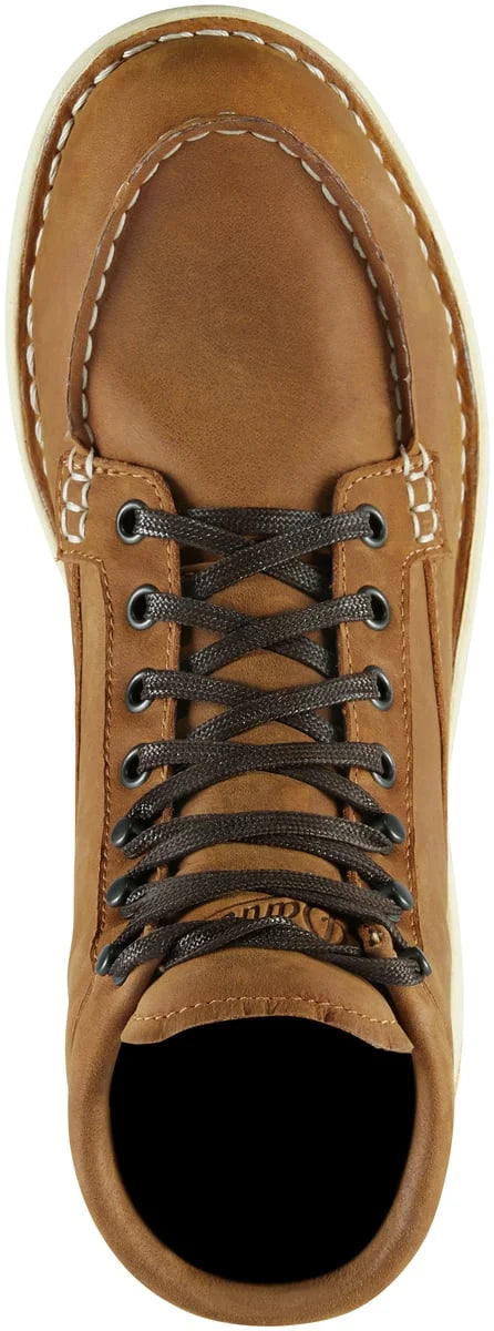 Women's Waterproof Moc Toe Leather Boot - Pecan