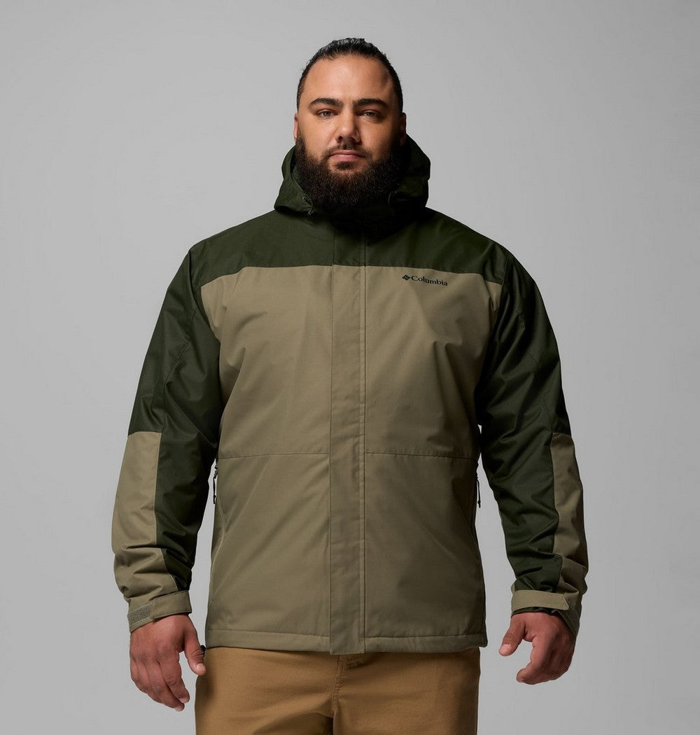 Men's Big 3-In-1 Waterproof Jacket - Green