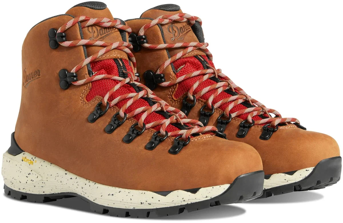Women's Waterproof Hiking Boot - Mocha Brown Red