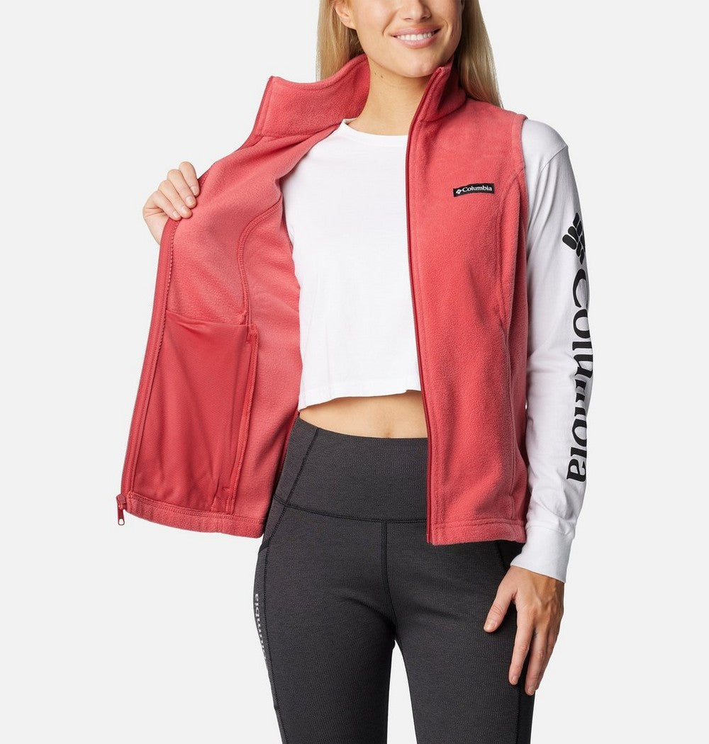 Women's Fleece Vest - Chalk