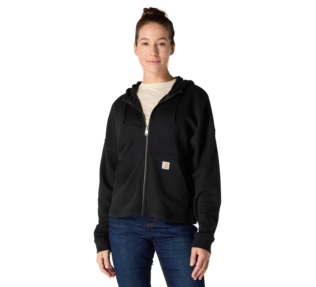 Women's Full-Zip Lyocell Blend Hooded Sweatshirt