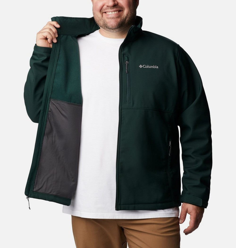 Men's Big Softshell Jacket - Grey