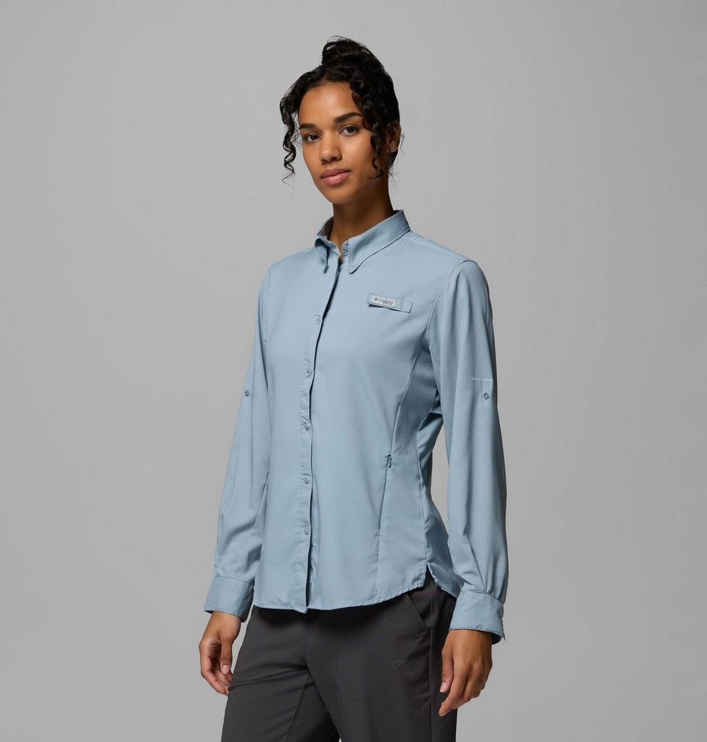 Women's Long Sleeve Fishing Shirt - Stone