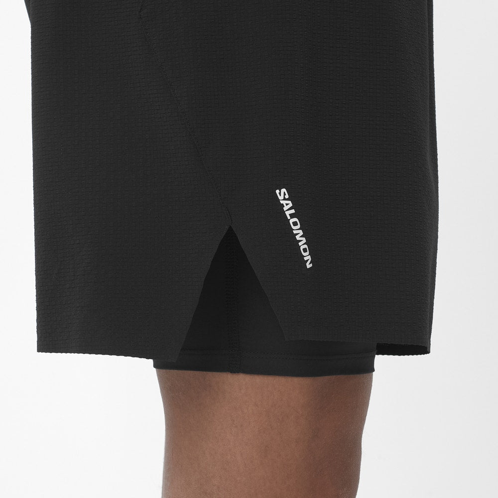Men's 2-In-1 5-Inch Trail Shorts - Gray