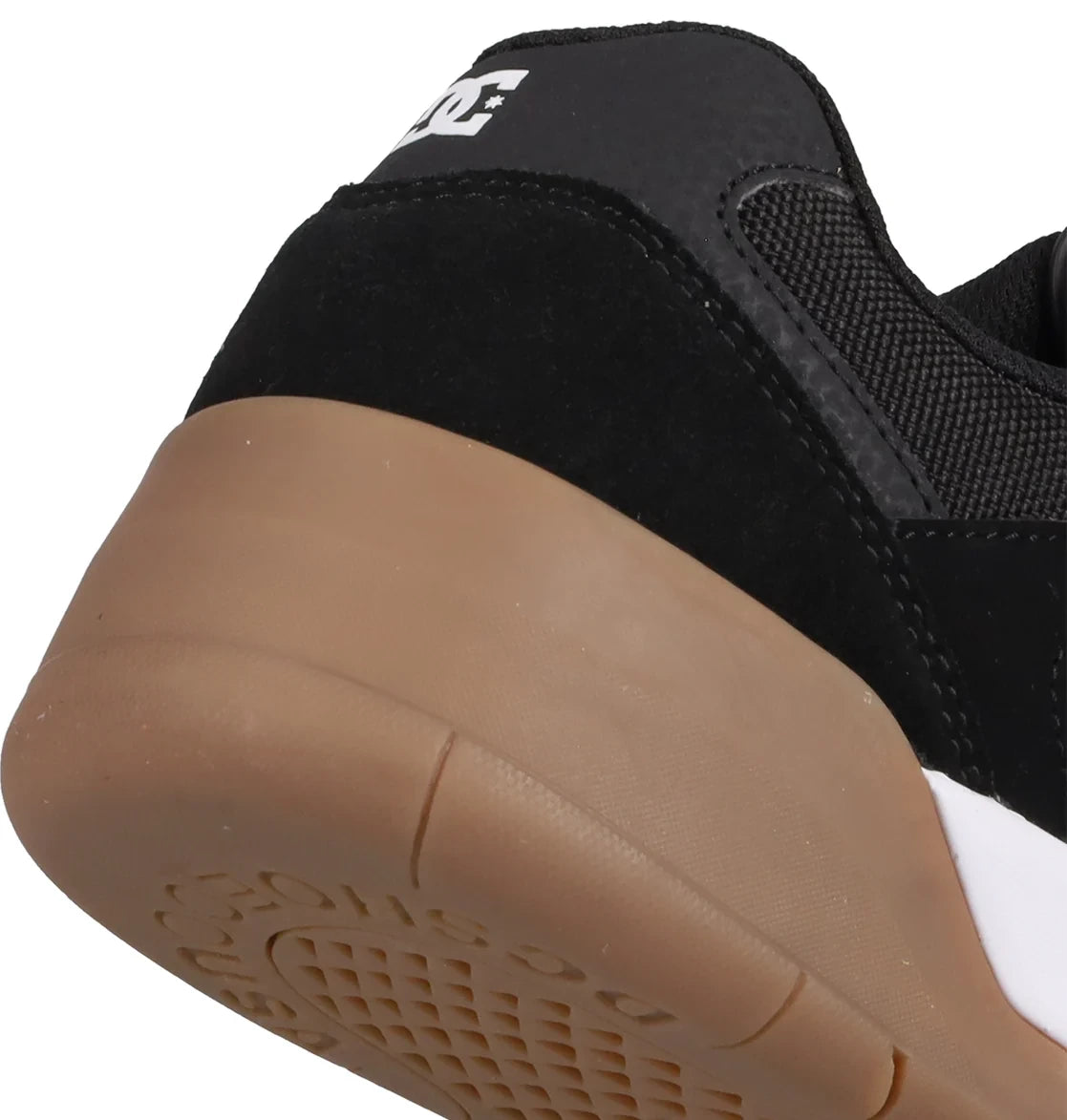 Men's Suede Skate Sneaker - Black White Gum