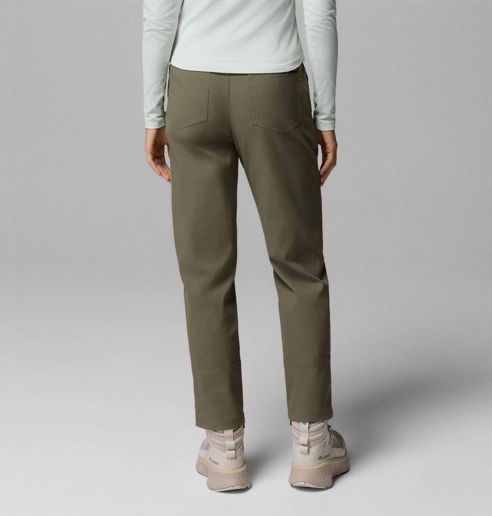 Women's Stretch Straight-Leg Pants - Green