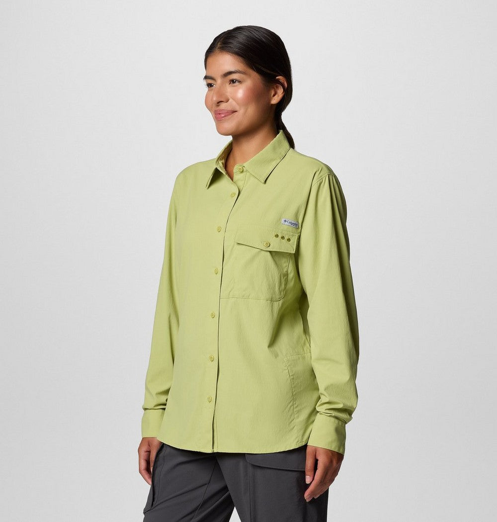 Women's UPF 50 Roll-Tab Fishing Shirt - Lavender