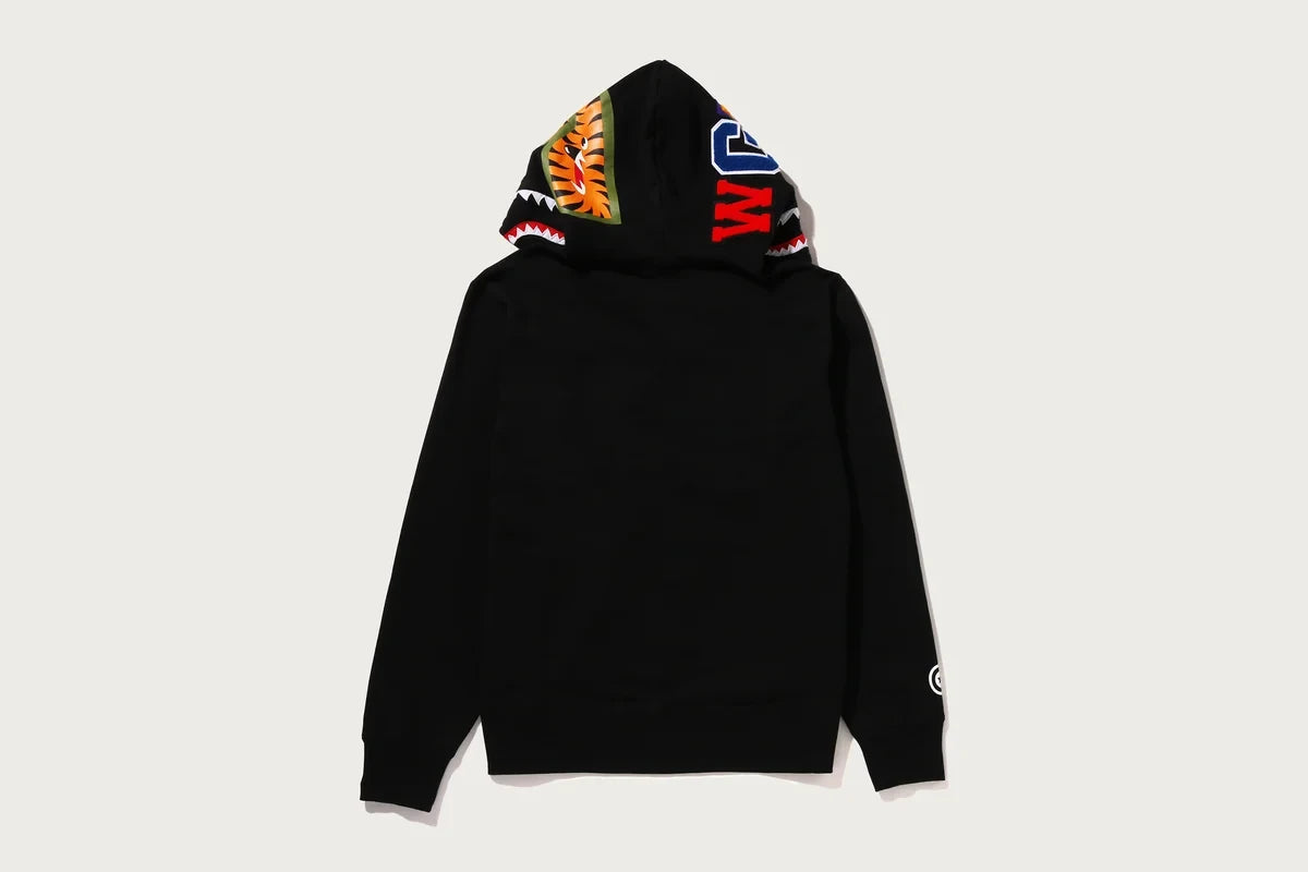 Men's Full-Zip Graphic Hoodie - Black