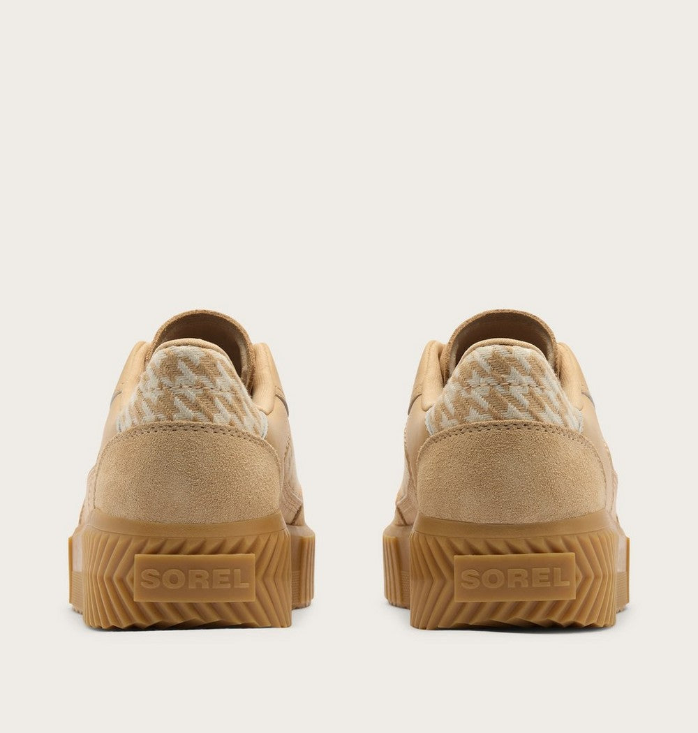 Women's T-Toe Leather Sneaker - Green