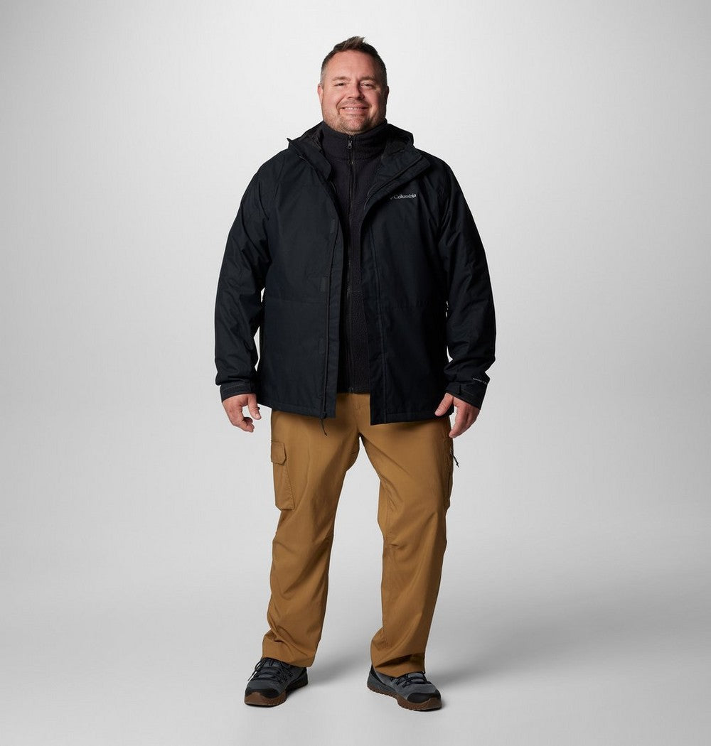 Men's Big 3-In-1 Waterproof Jacket - Green