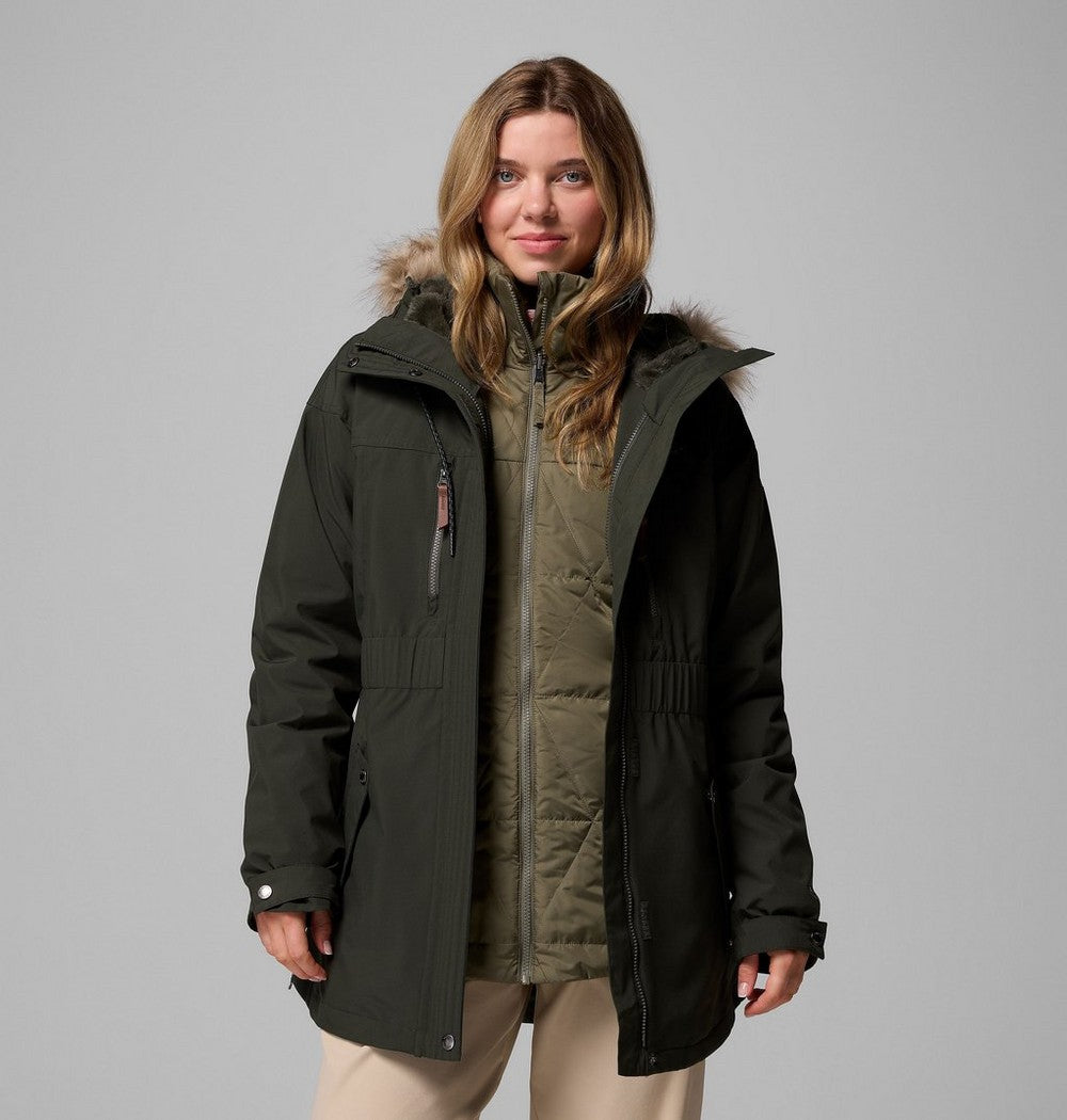 Women's 3-In-1 Hooded Jacket - Camel