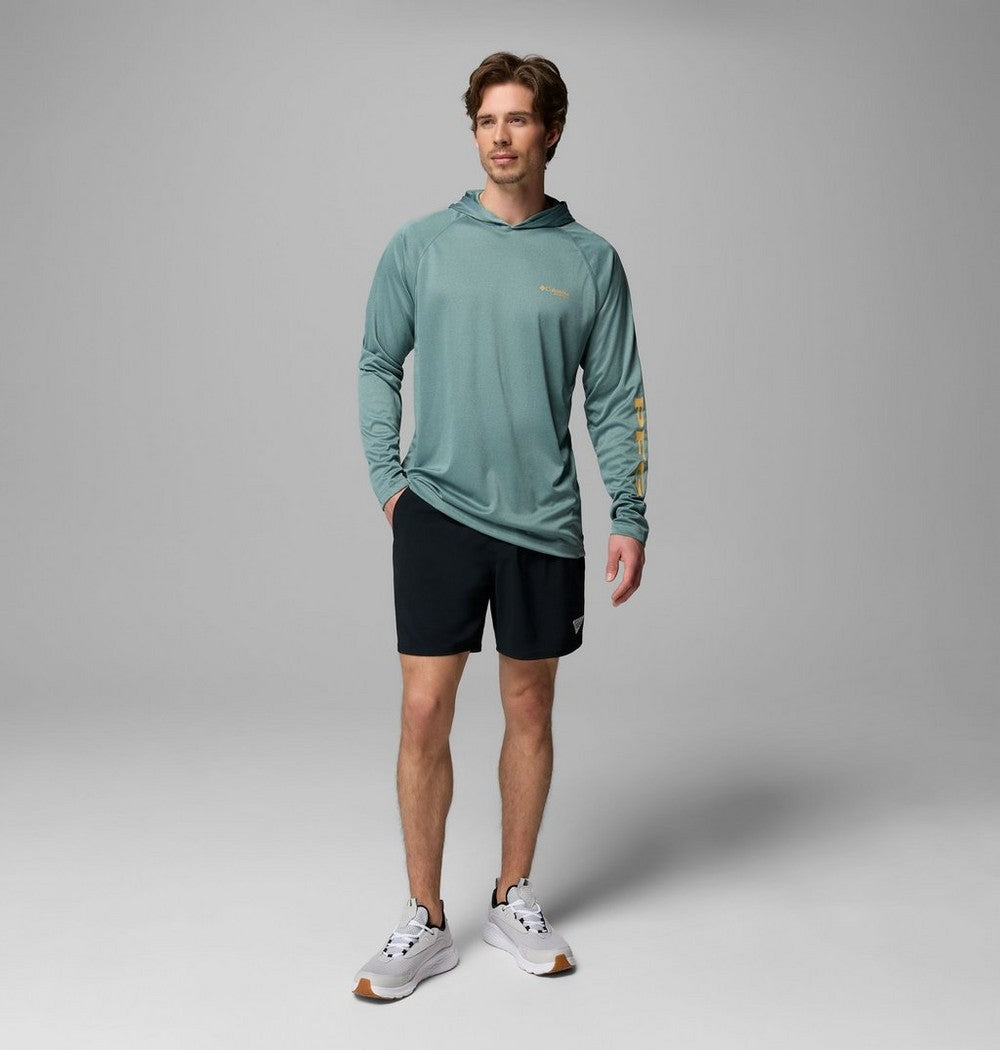 Men's Long-Sleeve Sun Hoodie - Gray
