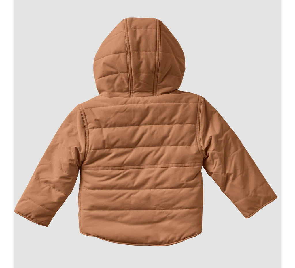 Infant Insulated Hooded Jacket - Rose
