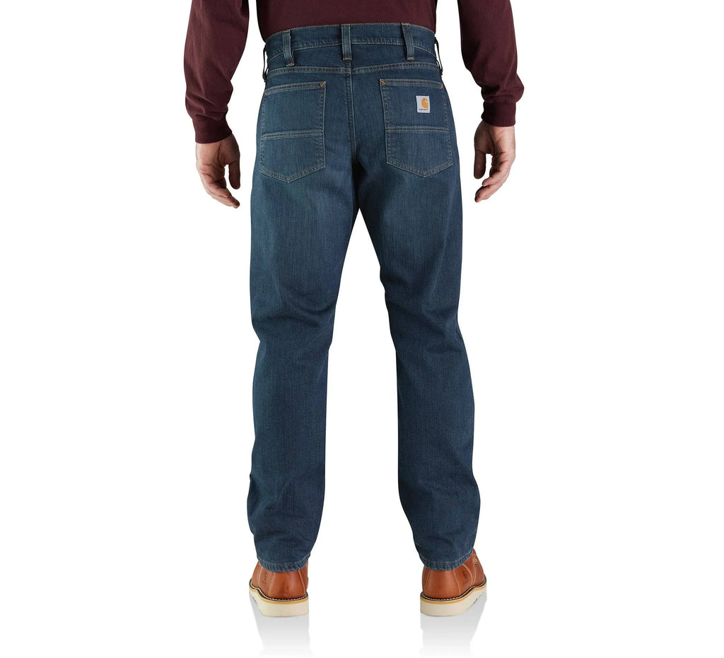 Fleece-Lined Stretch Denim Work Jeans - Rapids