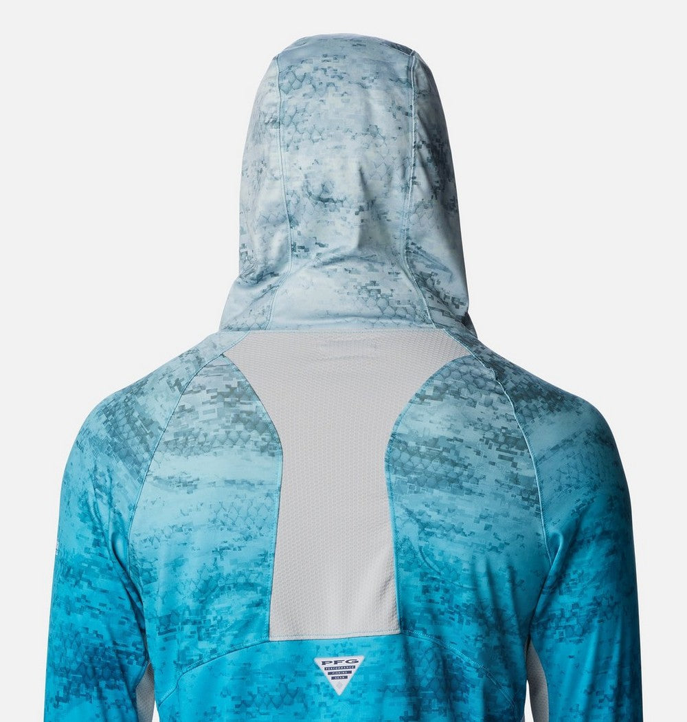 Men's Ventilated UPF 50 Sun Hoodie - Teal