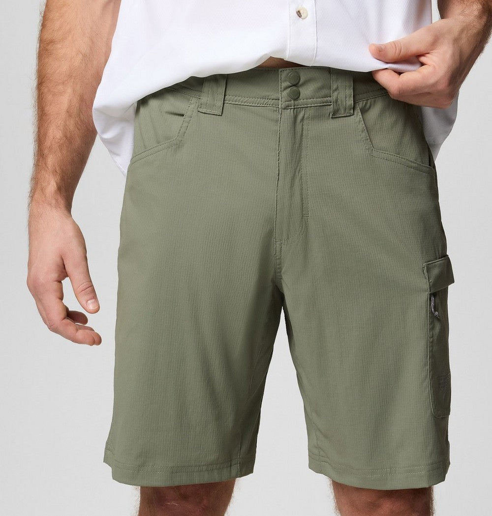 Men's UPF 50 Stretch Utility Shorts - Green