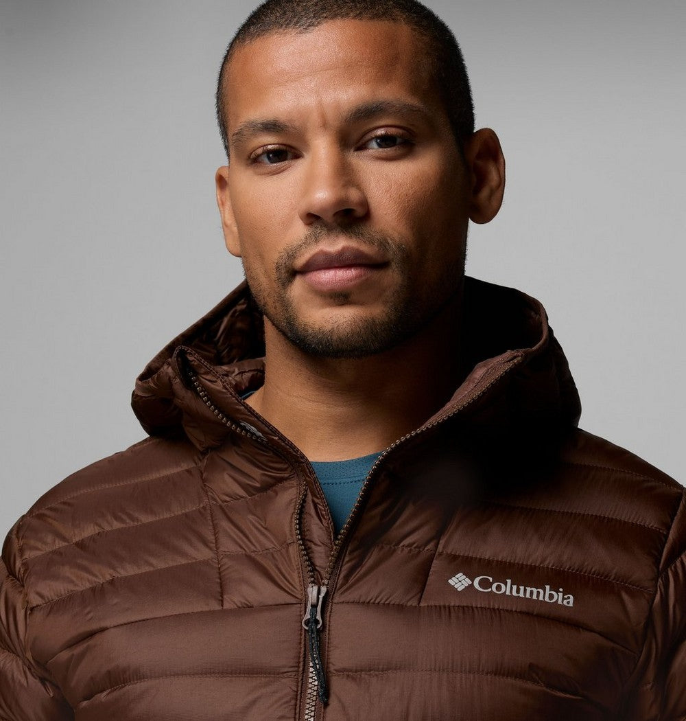 Men's Packable Down Hooded Jacket - Blue