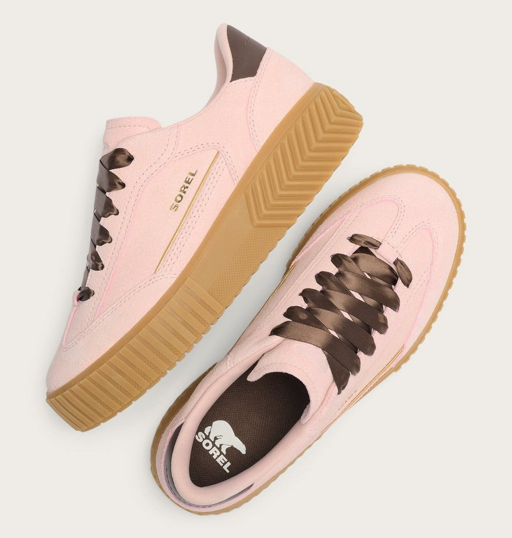 Women's T-Toe Leather Sneaker - Green