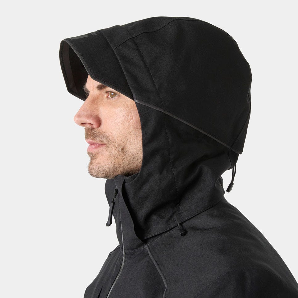 Waterproof Stretch Shell Work Jacket - Black