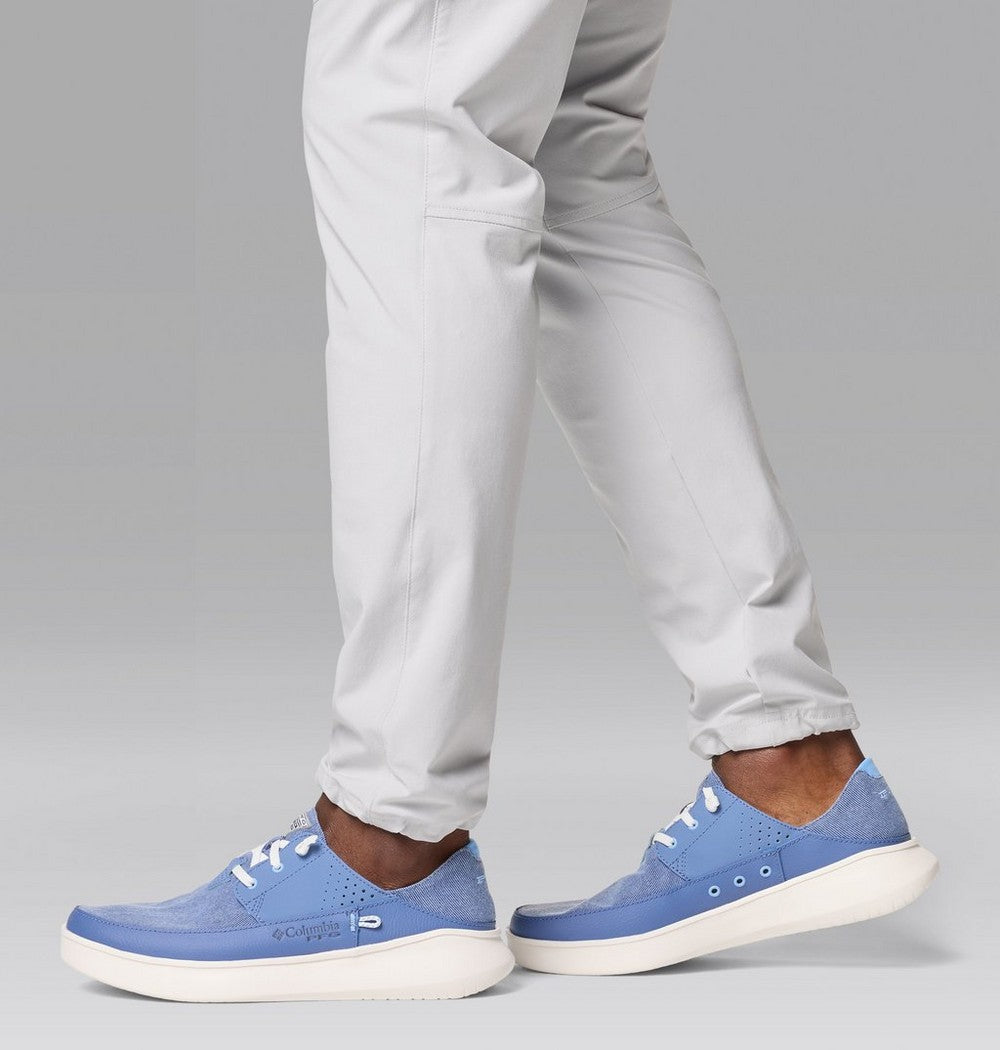 Men's Relaxed Boat Shoe - Blue and White