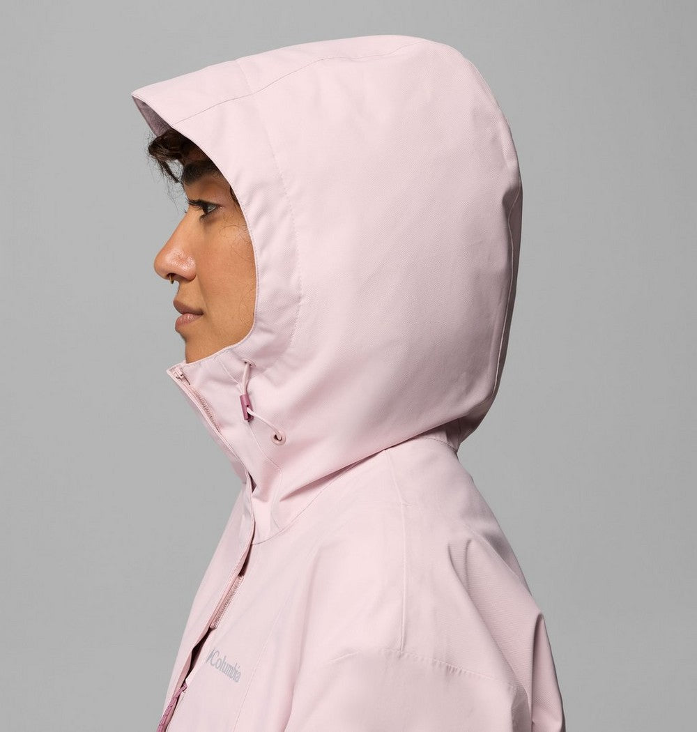 Women's Waterproof Rain Jacket - Coral