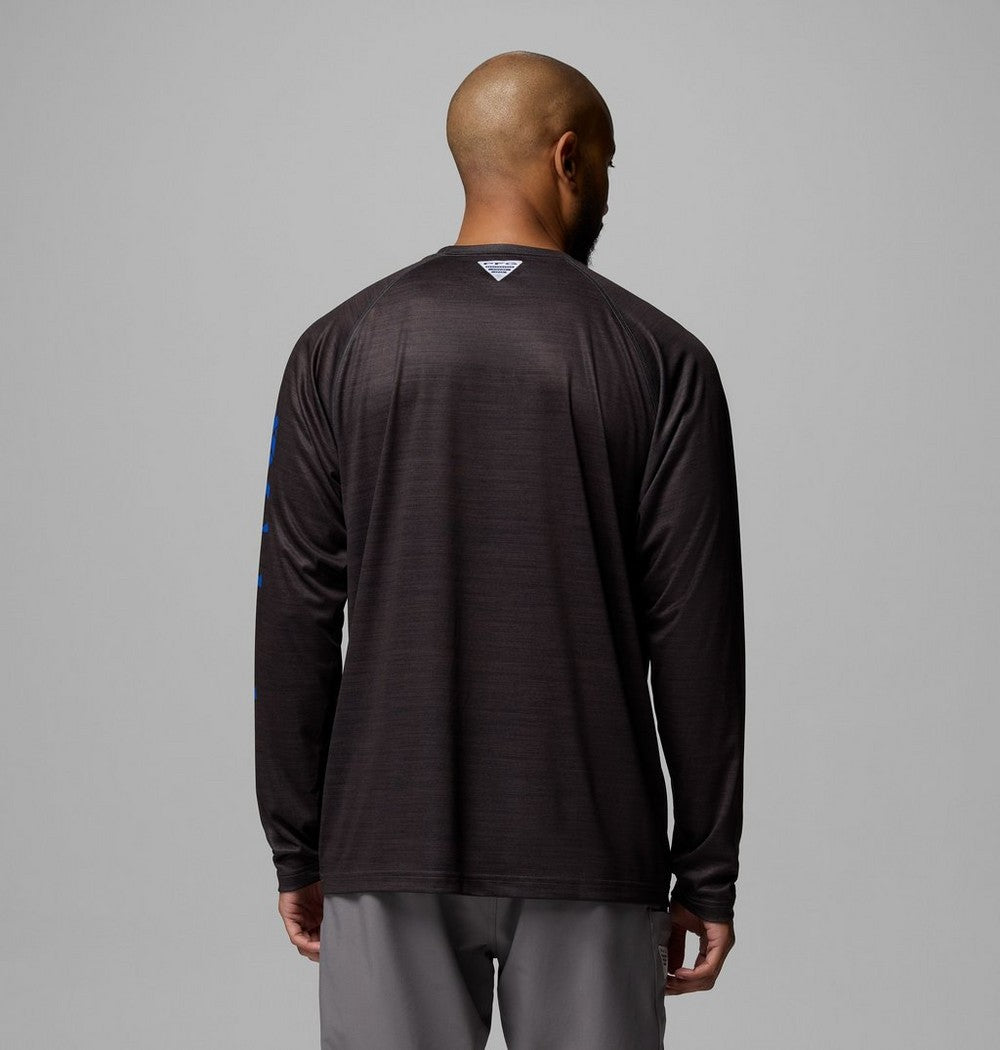 Men's Heather Long-Sleeve Team Logo Shirt - Gray