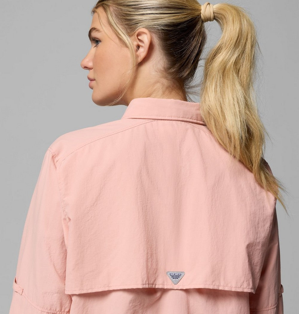 Women's Long Sleeve Fishing Shirt - Pink