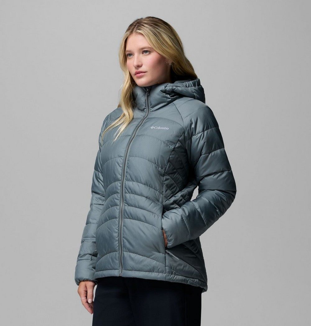 Women's Insulated Hooded Jacket - Wine