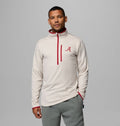 Men's Grid Fleece Half-Zip Pullover - Gray