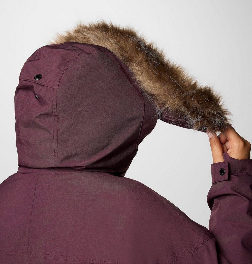 Women's Plus 3-In-1 Hooded Winter Jacket - Green