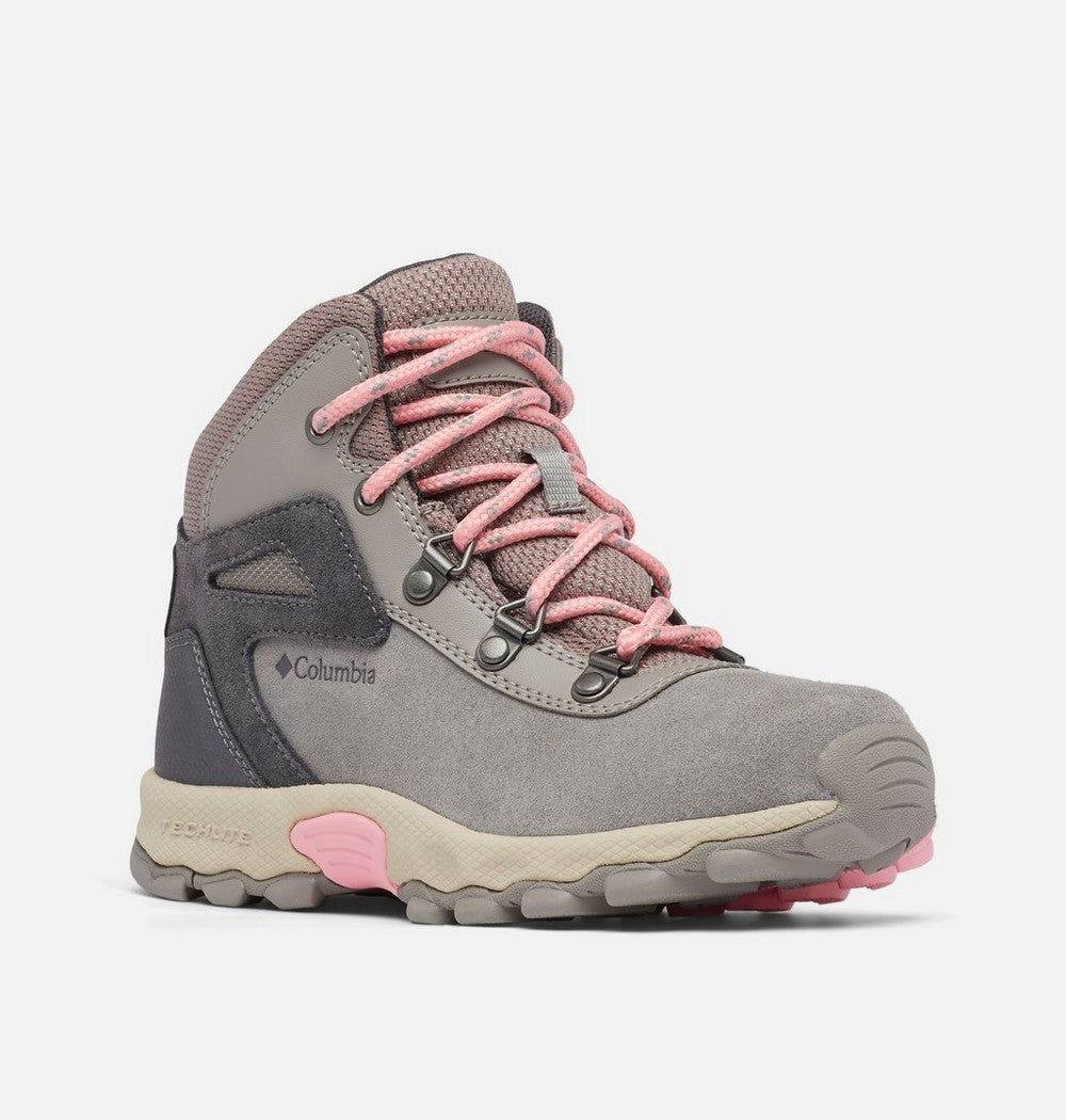 Big Kids' Suede Trail Hiking Boot - Black Red
