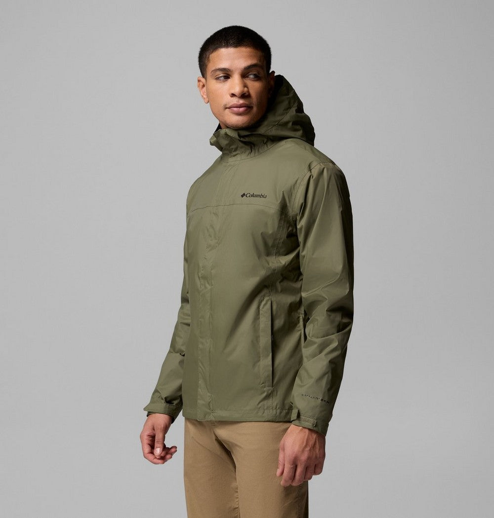 Men's Packable Rain Jacket - Blue