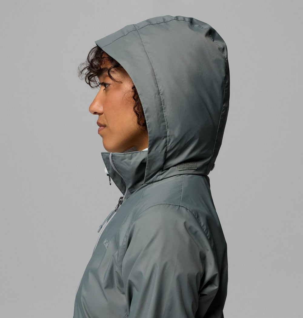 Women's Packable Water-Repellent Jacket - Blue
