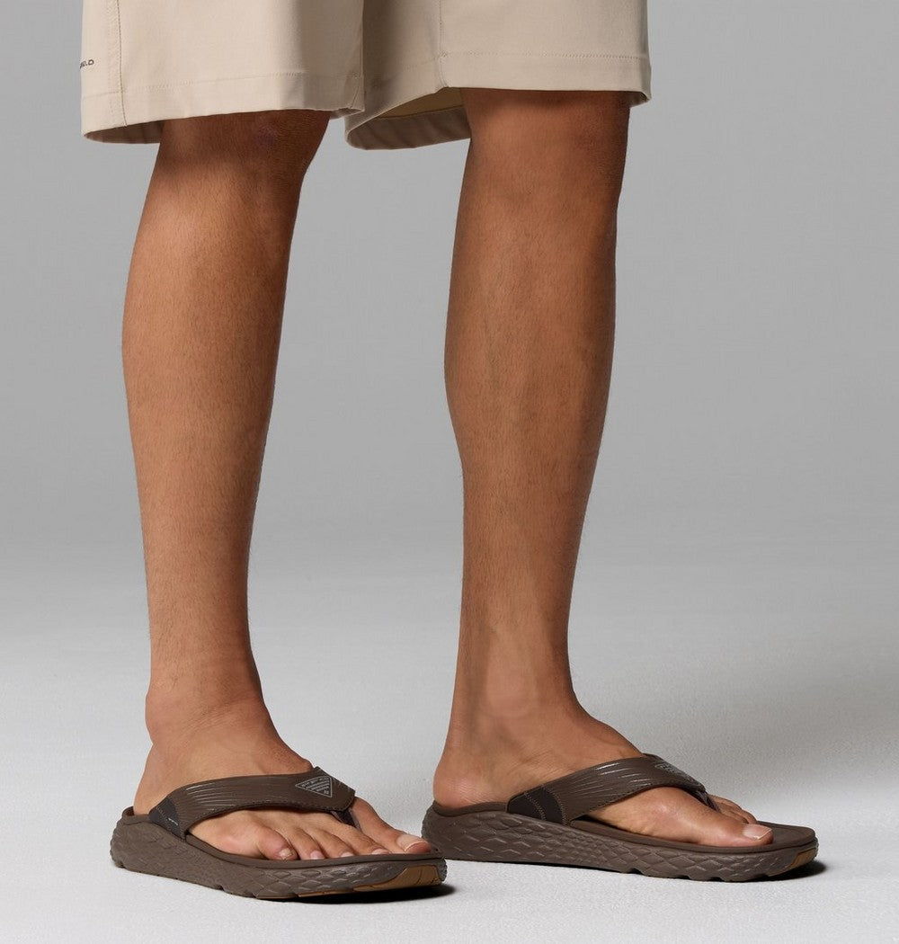 Men's Cushioned Fishing Flip Flop - Brown