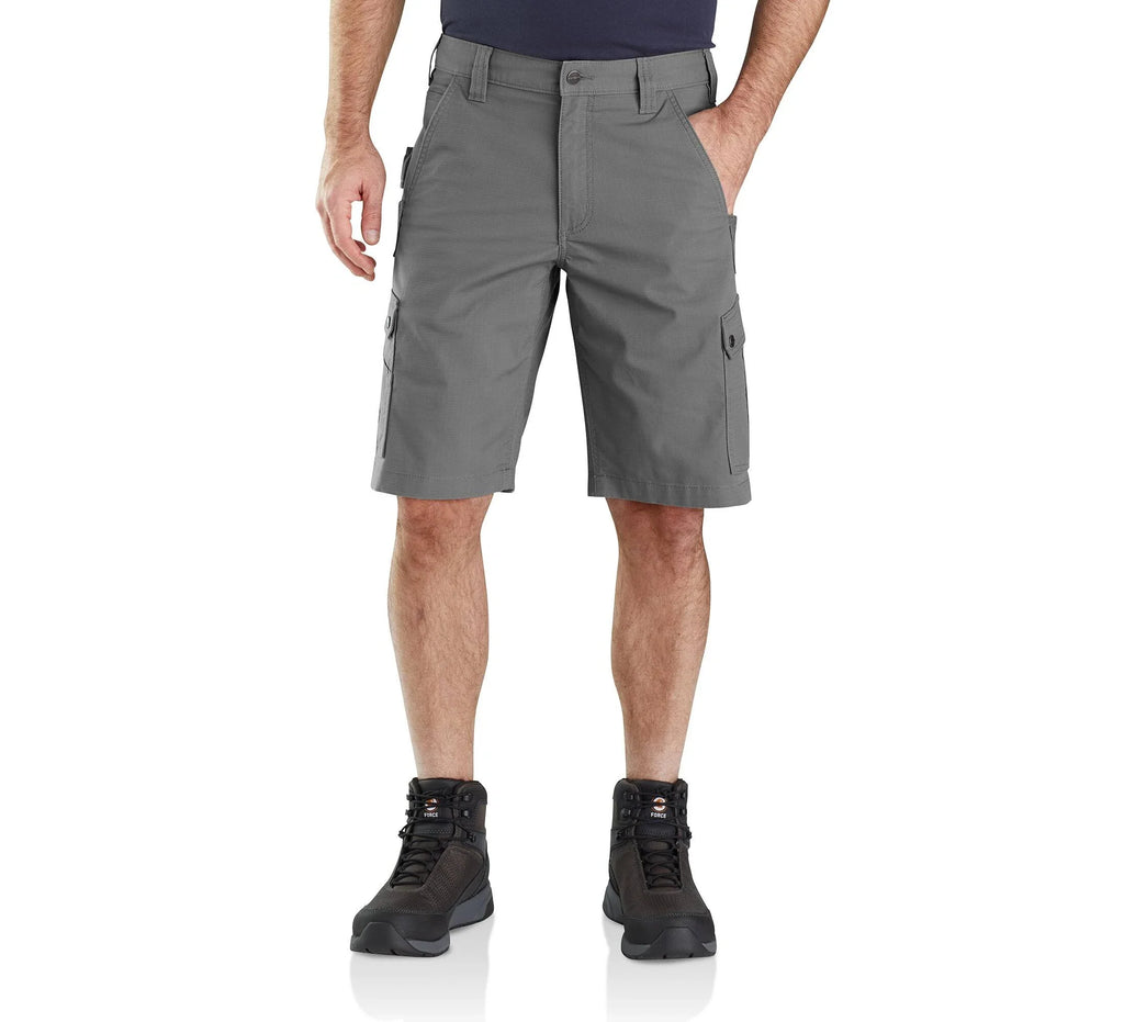 Men's 11-Inch Stretch Ripstop Cargo Shorts - Steel