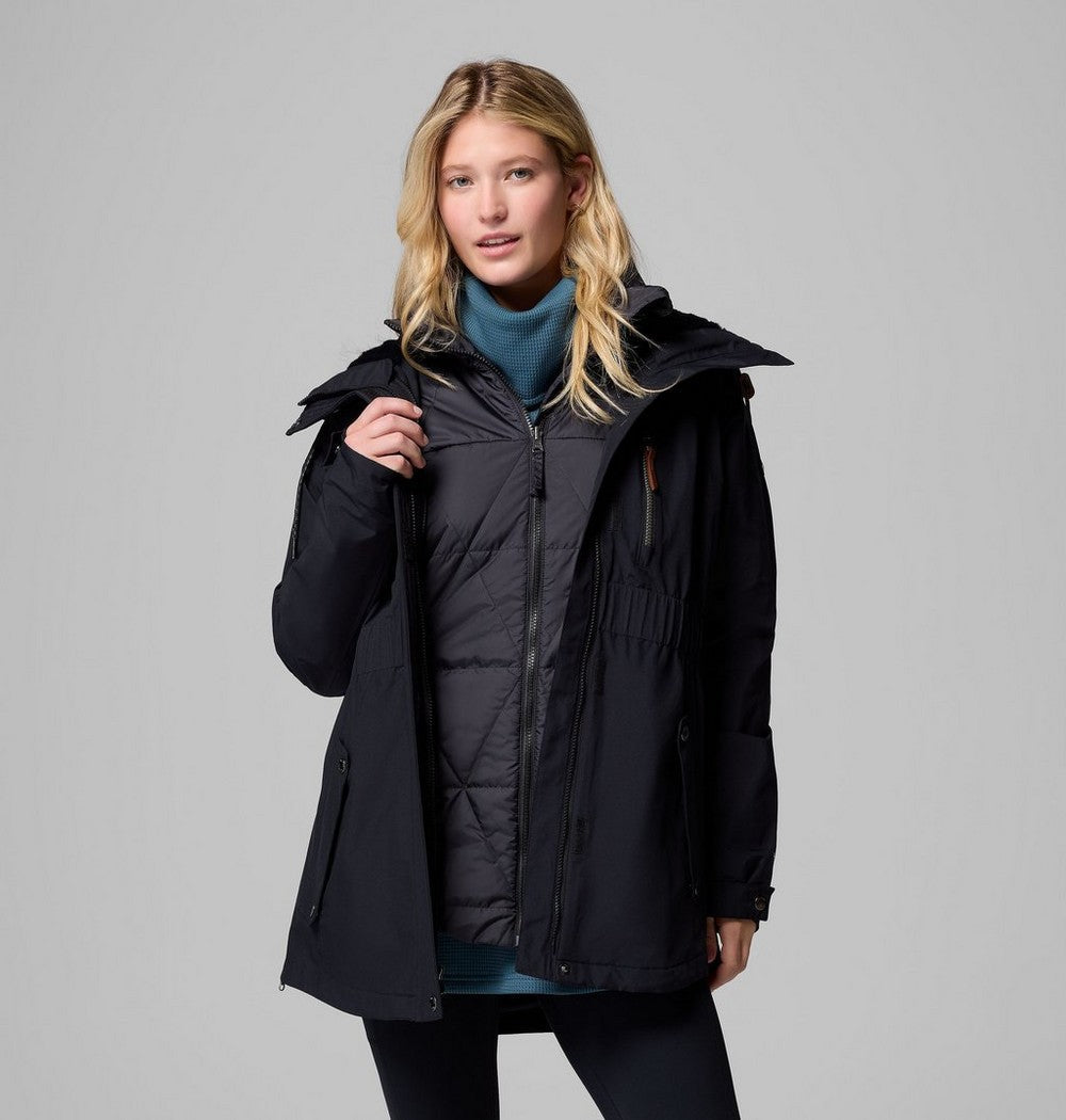 Women's 3-In-1 Hooded Jacket - Camel