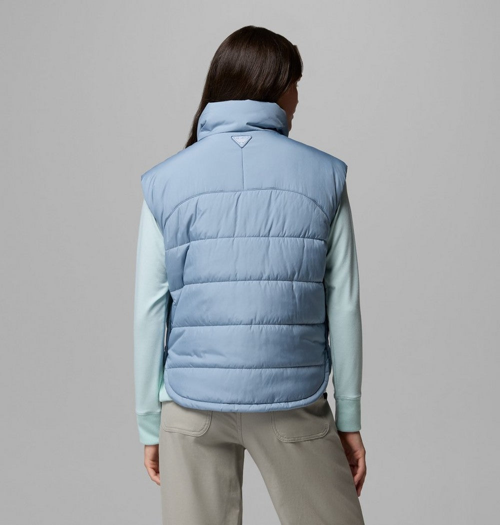 Women's Water-Resistant Insulated Vest - Blue