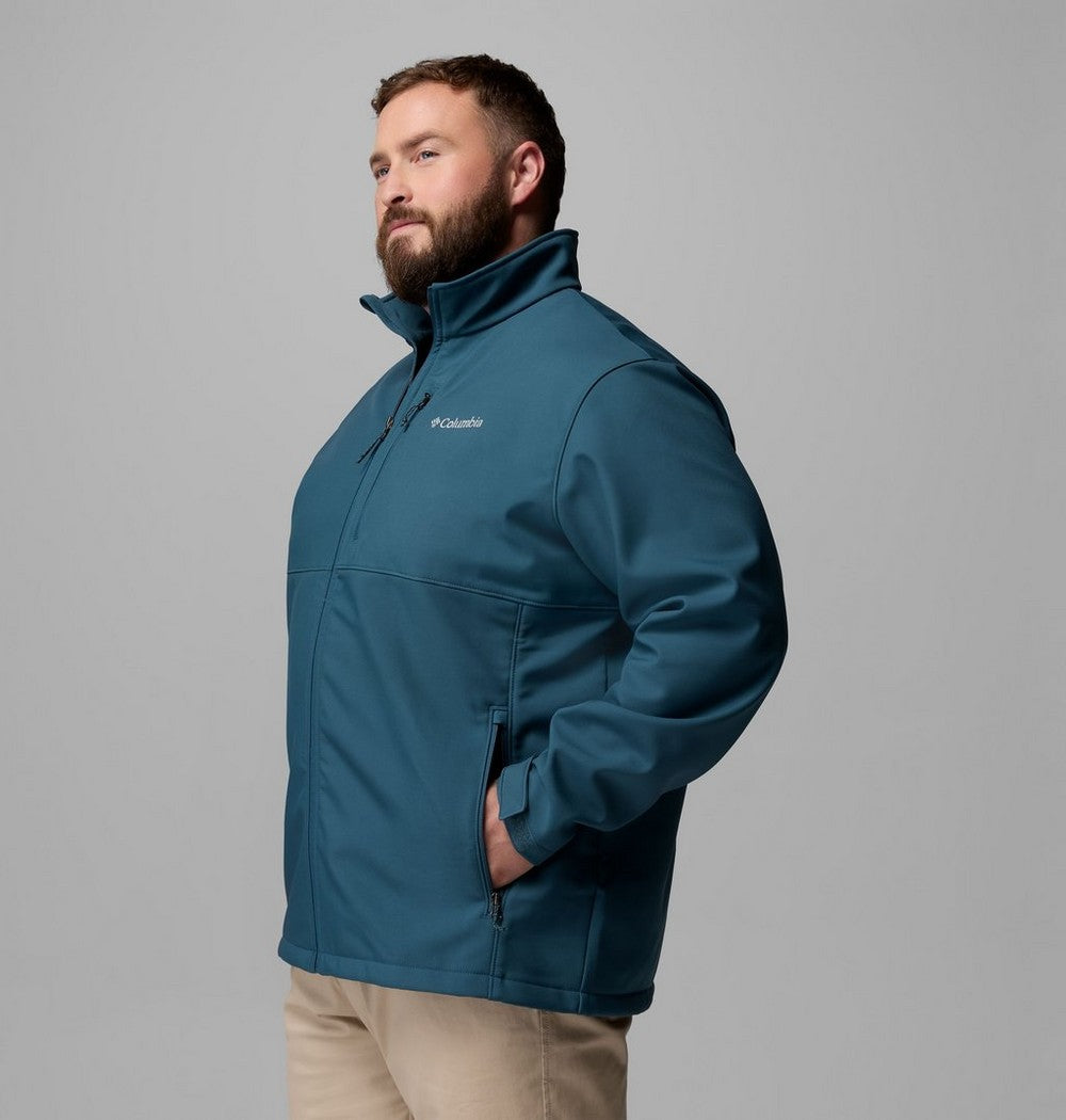 Men's Big Softshell Jacket - Grey