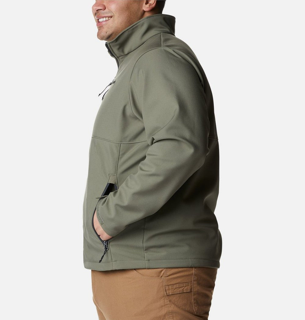 Men's Big Softshell Jacket - Grey
