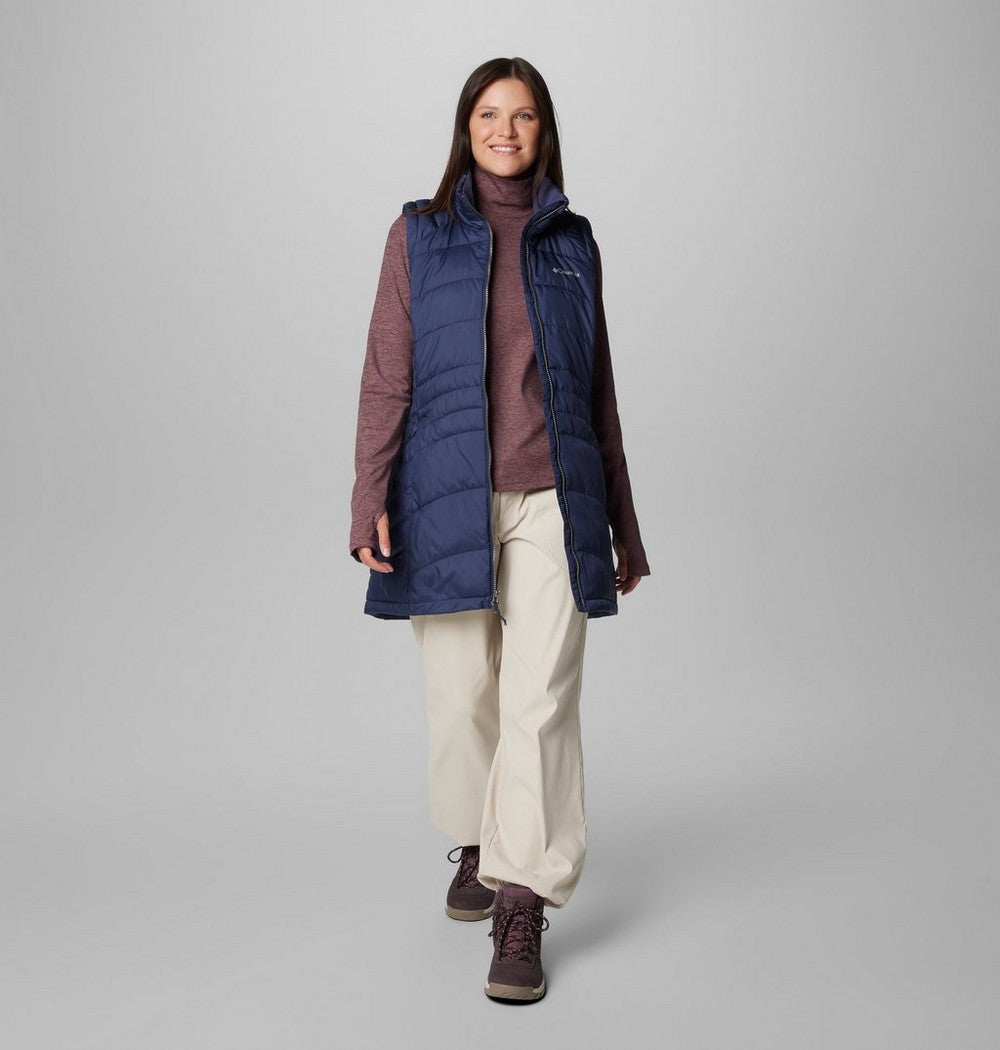 Women's Long Insulated Vest - Sage