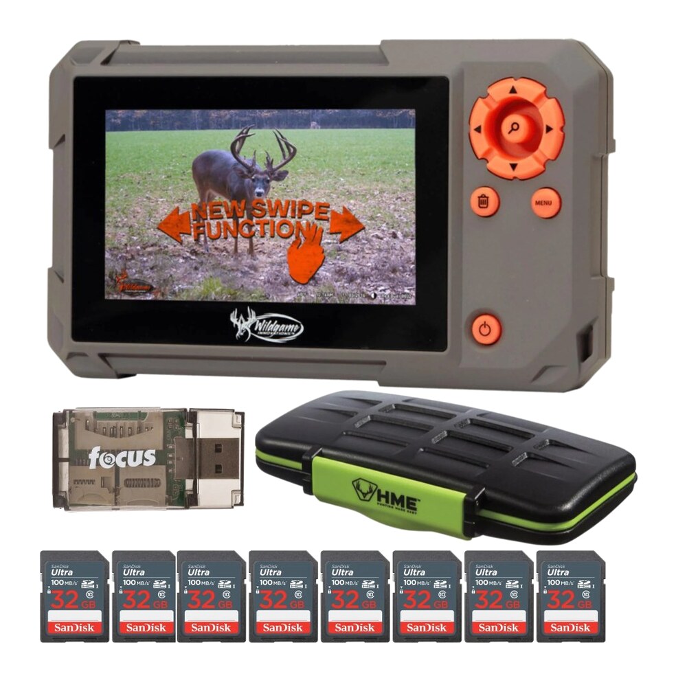 Wildgame Innovations Trail Pad Swipe SD Card Reader Bundle With 32GB SDHC Card - Trail Pad Swipe