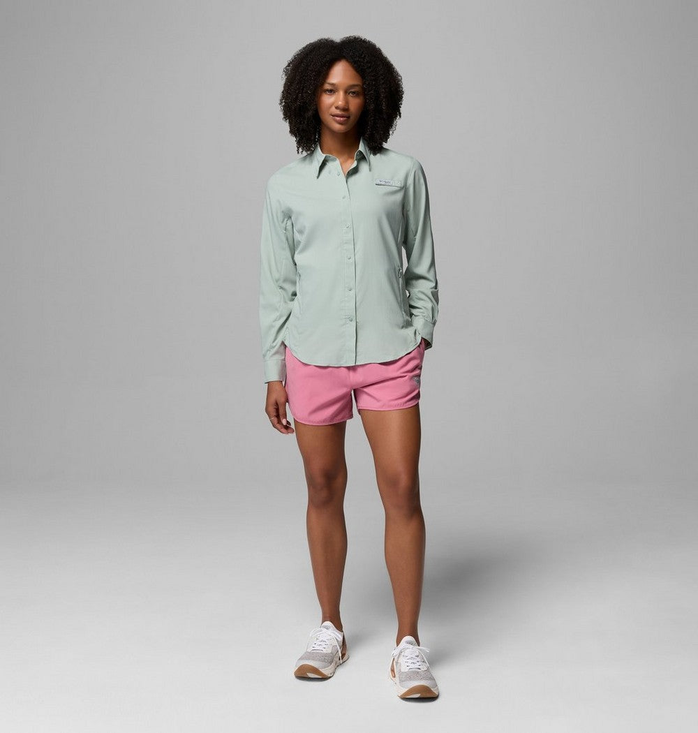 Women's Long Sleeve Fishing Shirt - Stone