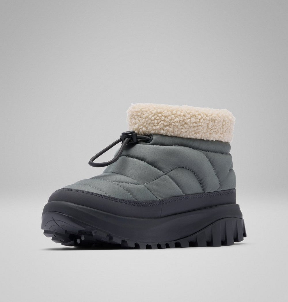 Women's Wide Insulated Short Winter Boot - Grey
